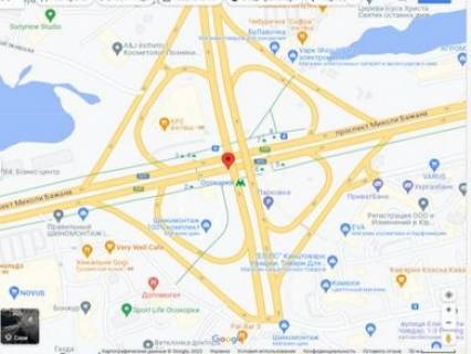 Нестандарт A у Києві, 2х8  Бажана пр-т - Дніпровська набережна, ст.м. Осокорки, з центру схема