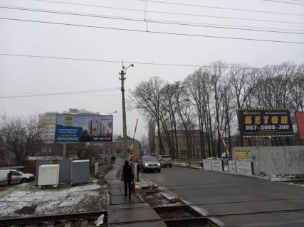 Билборд B в Вишневое, 3х6  м. Вишневе вул.Чорновала - 2 ЖД Переїзд фото 1