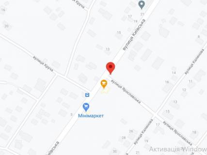 Билборд A в Белогородке, 3х6  с. Білогородка перех. вул. Київська та Ярославська схема