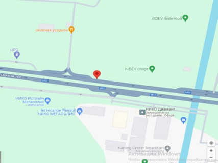 Билборд B в Горе, 3х6  Бориспільське шосе, в напрямку Бориспіль схема