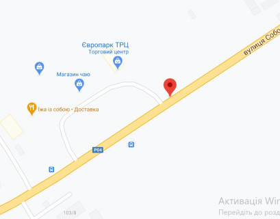 Билборд A в Софиевской Борщаговке, 3х6  с. Софіївська Борщагівка вул.Соборна, 138, зупинка ЖК Европейка, в напрямку м.Білогородка схема