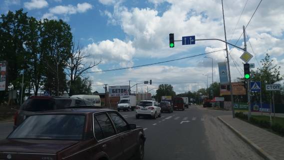 Билборд B в Святопетровском, 3х6  с. СофіЇвська Борщагівка, світлофор, ЖК Петрівське, АТБ, траса Київ - Бишів фото 1