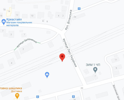 Билборд B в Вишневое, 3х6  м. Вишневе,щит, вул. Чорновола-1 (жд переїзд)- другий від переїзду, з лівої сторони схема