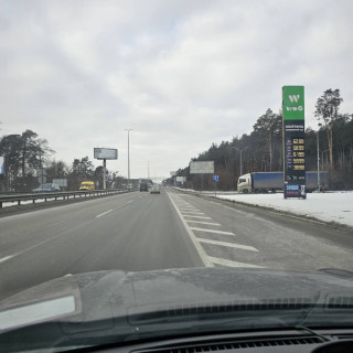 Билборд A в Стоянке, 3х6  Київ - Житомир, Стоянка, виїзд з заправки WOG,  в напрямку Житомира фото 1