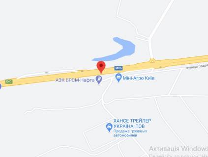 Non-Standard A in Buzova, 2х16  M-06 Zitomirs'ka trasa 35+958 km vid KPP. Trinadcatij vid Kieva, s. Buzova, zupinka, AZS BRSM Nafta, MiniTraktora, napramok - v Kiiv scheme