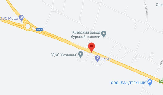 Нестандарт A в Иванков, 2х16  М-03 траса Київ-Харків 45+300 км, Перший від Борисполя, с. Іванків, зупинка, АЗС Веста, АЗС ОККО , гол. офіс DKC, напрямок - з Києва схема