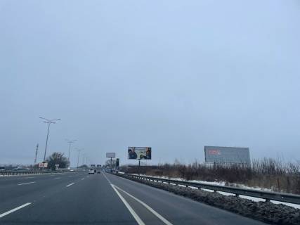 Билборд A в Горе, 3х6  Бориспільське шосе,   перед АЗС Укрнафта    в напрямку Києва фото 1