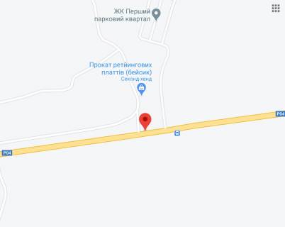 Билборд B в Белогородке, 3х6  с. Білогородка траса Київ - Бишів  виїзд з ЖК Перша Паркова схема
