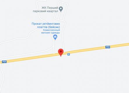 Билборд B в Белогородке, 3х6  с. Білогородка траса Київ - Бишів  300 метрів перед поворотом на ЖК Перша Паркова зліва схема