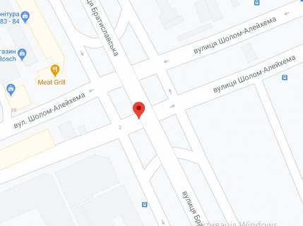 Нестандарт A в Киеве, 2х8  вул. БратиславськаШолом Алейхема схема