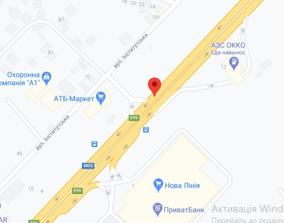 Нестандарт A в Гатном, 2х16  М-05 Одеська тр. 14+080 км від КПП. Перший від Києва - Епіцентр, заїзд до магазину АТБ, готель Гетьман&Фортеця, АЗС SOKAR,  напрямок - з Києва схема
