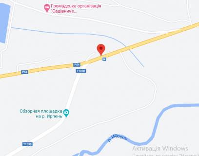 Билборд A в Київських трасах, 3х6  траса КиЇв - Бишів Лука, перехрестя, зупинка схема