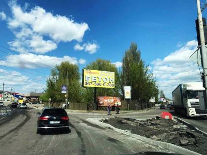 Билборд A в Киеве с. СофіЇвська Борщагівка, вул. Жилянська (вугол ресторана Райський Рай)  фото 1