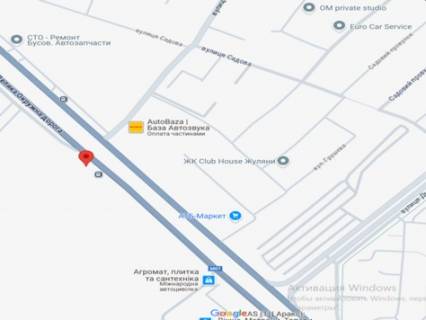 Билборд A в Киеве, 3х6  вул. Кільцева дорога схема