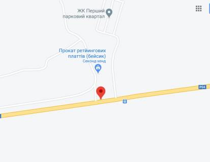 Билборд A в Белогородке, 3х6  с. Білогородка траса Київ - Бишів  ,виїзд з ЖК Перша паркова схема