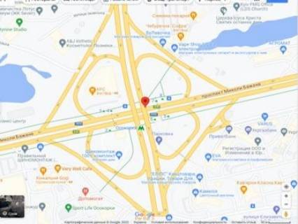 Нестандарт A в Киеве, 2х8  Бажана пр-т Дніпровська набережна, ст.м. Осокорки, в центр схема