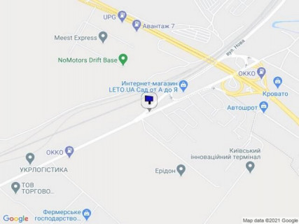 Видеоборд A у Вишневе, 3х6  м. Вишневе вул Чорновола, поруч з будівлею 51 в напрямку Києва - 670337 схема