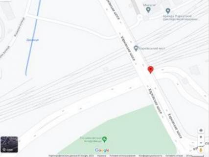 Нестандарт A в Киеве, 2х8  Харківське шосе -вул Привокзальна в сторону Дарницького мосту схема