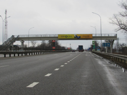 Нестандарт A у Іванків, 2х16  М-03 траса Київ-Харків 45+300 км, Перший від Борисполя, с. Іванків, зупинка, АЗС Веста, АЗС ОККО , гол. офіс DKC, напрямок - в Київ Фото 1