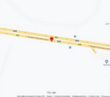 Білборд, Бігборд (Борд)  A у Києві, 3х6  Бориспільське шосе, 28+450, напрямок в Бориспіль схема