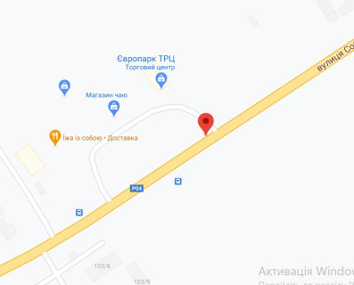 Билборд B в Святопетровском, 3х6  с. СофіЇвська Борщагівка вул. Соборна, 140, зупинка ЖК Европейка вїзд  до магазину Сільпо схема