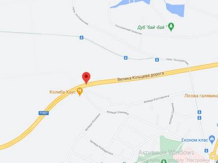 Нестандарт A в Киеве Велика Кільцева дорога, зупинка Дитячий Санаторій, в сторону Пущі Водиці схема
