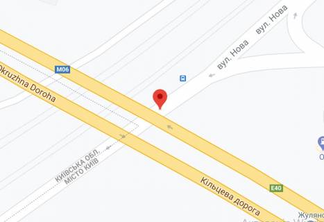 Нестандарт A в Киеве, 2х16  Міст Жуляни (в напрямку м.Вишневе) схема