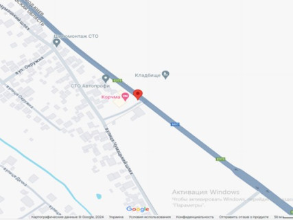 Билборд A в Гостомеле, 3х6  м. Гостомель,  вулиця Кулішова, перед світлофором  поруч Корчма, виїзд  в напрямку Києва схема
