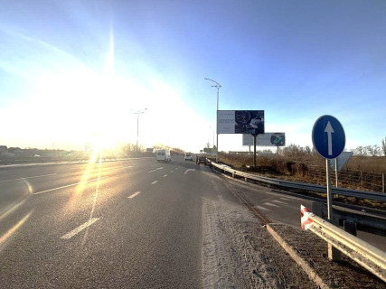 Билборд A в Пролесках, 3х6  Бориспільське шосе, виїзд с Кільцевої, з Броварів,  поруч Лексус, в напрямку Києва фото 1