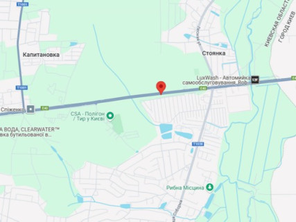 Билборд B в Стоянке, 3х6  Київ - Житомир, в напрямку  Житомира схема