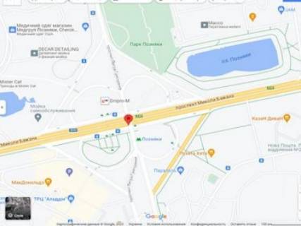 Нестандарт A в Киеве, 2х8  Бажана пр-т  - Григоренко пр-т, ст.м. Позняки, з центру схема