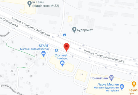 Нестандарт A в Киеве, 2х8  вул. Саперно-Слобідська,22 Леруа Марлен 50м (Пішохідний міст в напрямку пр.Бажана) схема