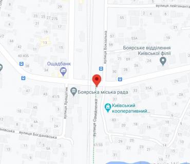 Білборд, Бігборд (Борд)  A у Боярці, 3х6  ЖД переїзд схема