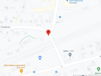 Билборд B в Вишневое, 3х6  м. Вишневе, вул.Лесі Українки 2/1 (жд переїзд) схема