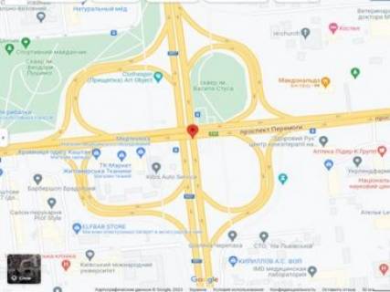 Нестандарт A у Києві, 2х8  Кільцева дорога - Палладіна, пр-т просп. Берестейський (Перемоги), з центру  в бік Лавіни схема