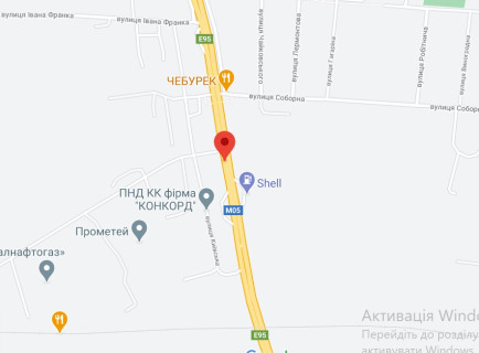 Нестандарт A в Гребенки, 2х16  М-05 Одеська тр. 67+950 км від КПП.Сінадцятий від Києва - с. Гребінки, зупинка, Гот.- рест. комплекс Гребінки, Агрофірма Конкорд, АЗС Shell, з Києва схема