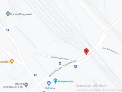 Нестандарт B в Киеве, 2х8  Василя Липківського вул, на залізничному мосту, в сторону Жилянської схема