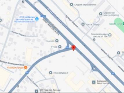 Билборд A в Софиевской Борщаговке, 3х6  Софіївська Борщагівка вул. Кільцева  дорога схема
