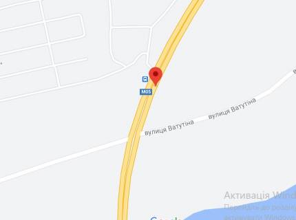 Нестандарт A на трассах Киевской области, 2х16  М-05 Одеська тр. 39+350 км (Гарант) км від КПП. Девятий від Києва - поворот на с. Хленча, озера Хленча, зупинка, поворот на Рибгосп, в напрямку Києва схема