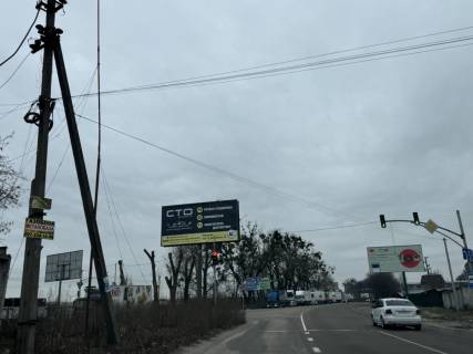 Билборд A в Вишневое, 3х6  м. Вишневе вул Чорновола, поруч з будівлею 51, в напрямку Крюковщини фото 1