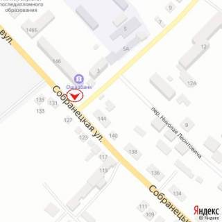 Билборд B в Берегово вул.Собранецька,146-Грибоєдова, район аеропорту, напрям-центр схема