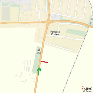 Билборд A в Розовке Автодорога Київ-Чоп, район с.Розівка,АЗС, напрям-Ужгород (2 км) схема
