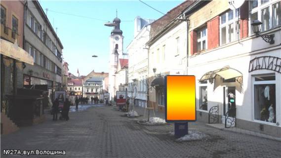 Ситилайт A в Ужгороде вул.Августина Волошина (Плеханова Георгія)(Райффайзенбанк), піш.зона, напр.-вулКорзо фото 1
