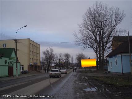 Билборд A в Берегово вул.Б.Хмельницького (Берегкабель), залізн.переїзд, напр.-до центру фото 1