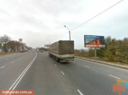 Білборд, Бігборд (Борд)  A у Одесі, 3х6  Київське шосе (Ленінградське шосе), - АЗС Шелл виїзд з міста Фото 1