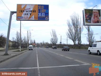 Білборд, Бігборд (Борд)  B у Одесі, 3х6  Миколаївська дор-пляж Лузанівка (Гусак) Фото 1