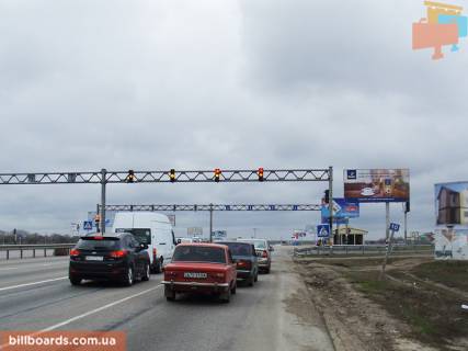 Билборд A в Одессе, 3х6  Промринок 7 км (світлофор) фото 1