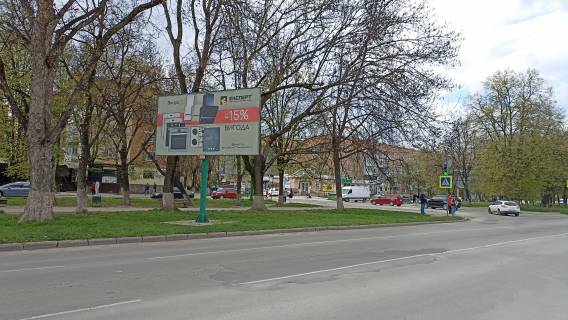 Білборд, Бігборд (Борд)  A у Кам'янець-Подільському, 6х3  пр. Грушевського - вул. Пушкінська (на Хмельницький) Фото 1