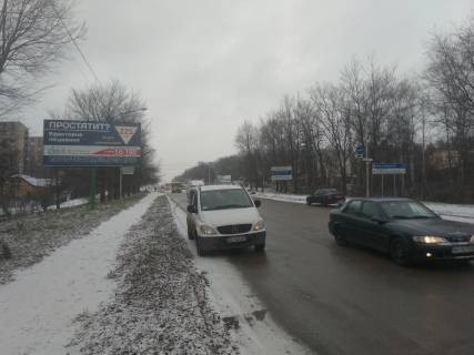 Билборд A в Каменец-Подольском, 6х3  пр. Грушевського (перед мостом "Лань що біжить") (на Хмельницький) фото 1