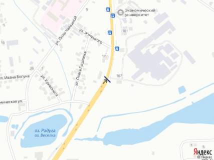 Билборд A в Хмельницком, 6х3  вул. Камянецька (цегельн. з-д) схема